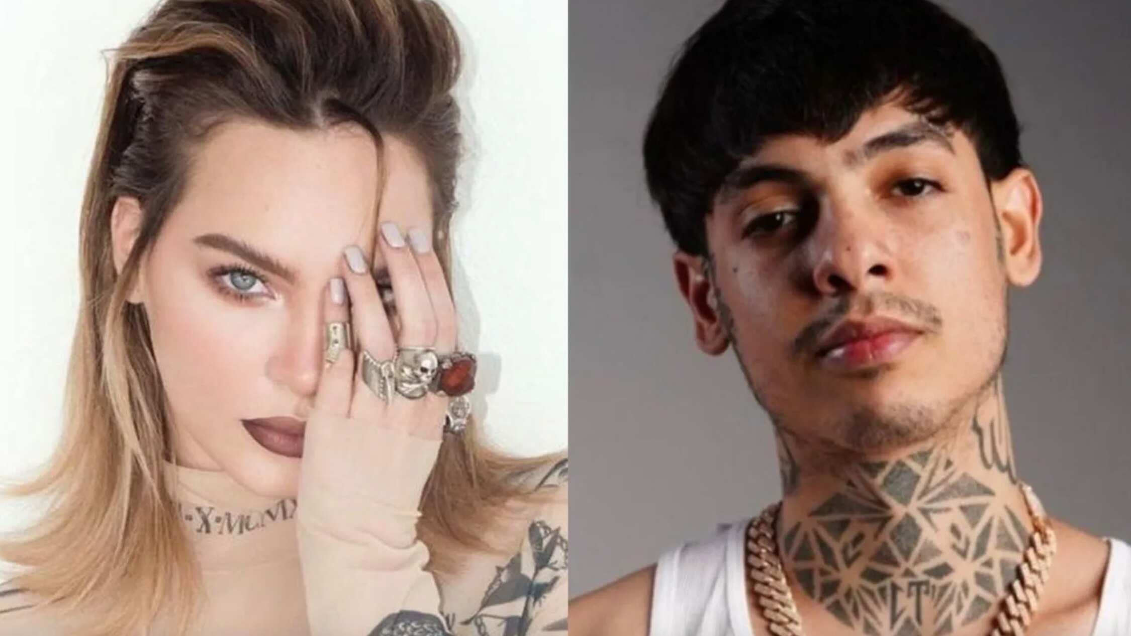 Belinda y Natanael Cano preparan una nueva canción.