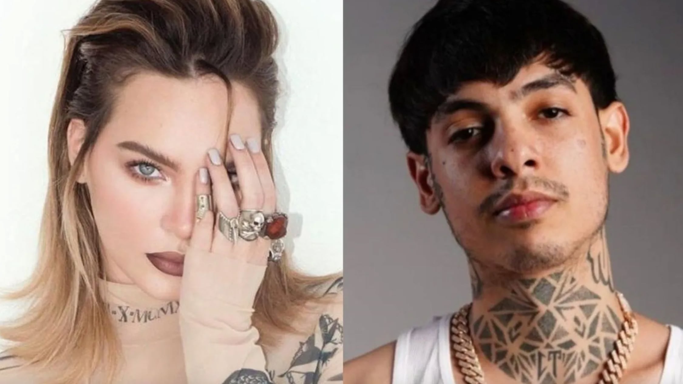 Belinda y Natanael Cano preparan una nueva canción.