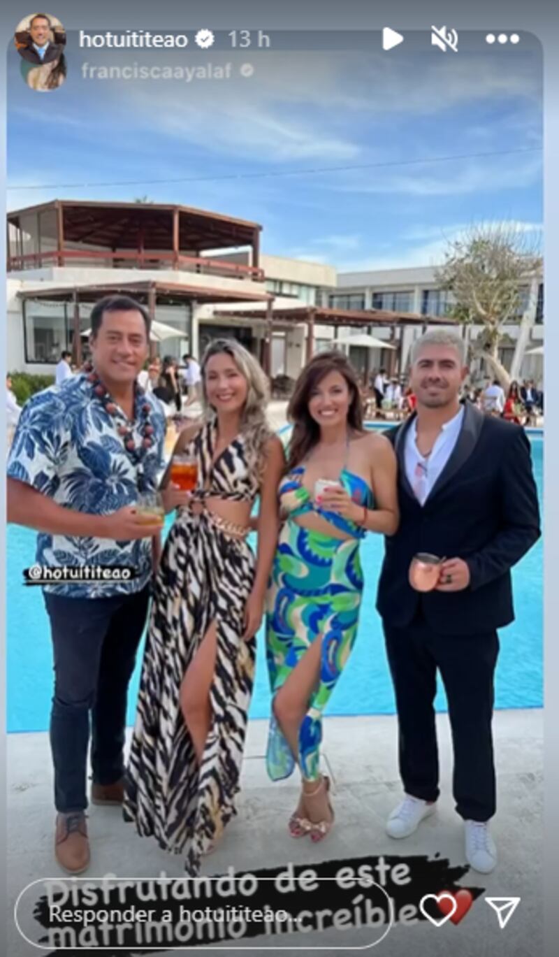 “Date cuenta que el destino nos va a juntar igual Reyna”, reza una de las frases escritas en la historia que compartió Diego “Mono” Sánchez, expareja de Yamila Reyna, con quien coincidió en el matrimonio de una amiga en común, donde se mostraron ambos muy sonrientes durante la celebración, consignó La Cuarta.