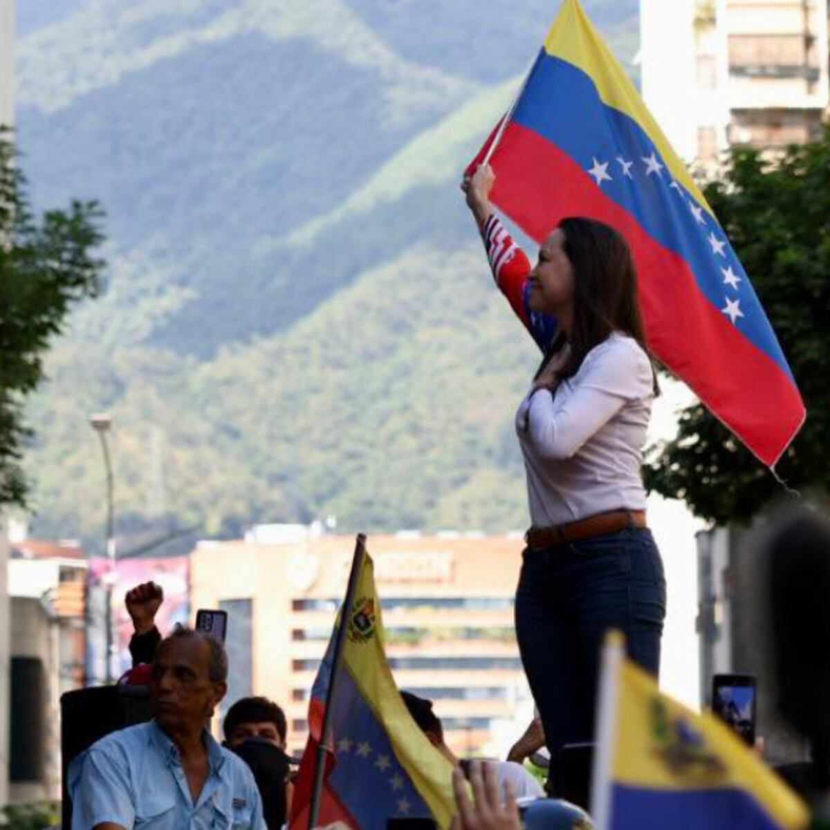María Corina Machado agradece apoyo internacional tras su detención María Corina Machado agradece apoyo internacional tras su detención