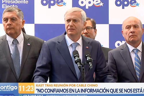 “No confiamos en la información que se nos está entregando”: José Antonio Kast termina reuniones con gobierno de Boric tras tensa cita en La Moneda