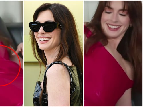 “La moda no debería torturarte”: Video de Anne Hathaway quitándose apretado corset, desata preocupación