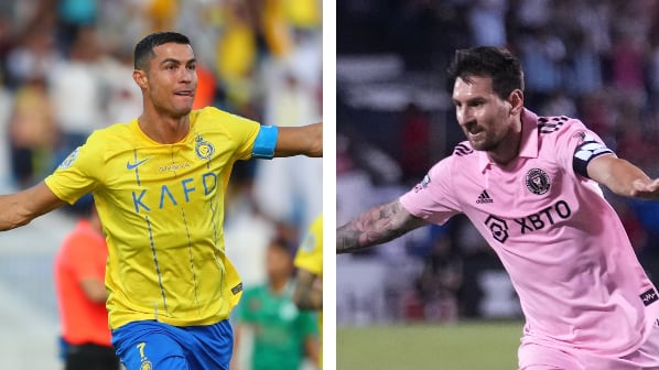 Cristiano Ronaldo y Lionel Messi / Al-Nassr e Inter Miami