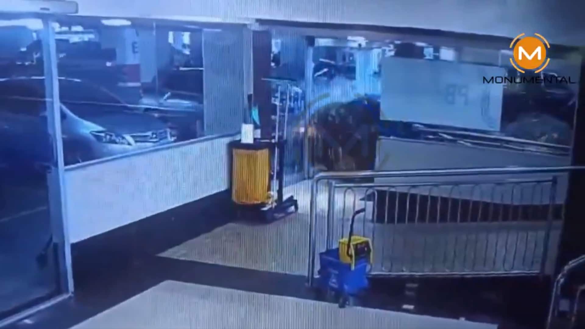 Accidente centro comercial