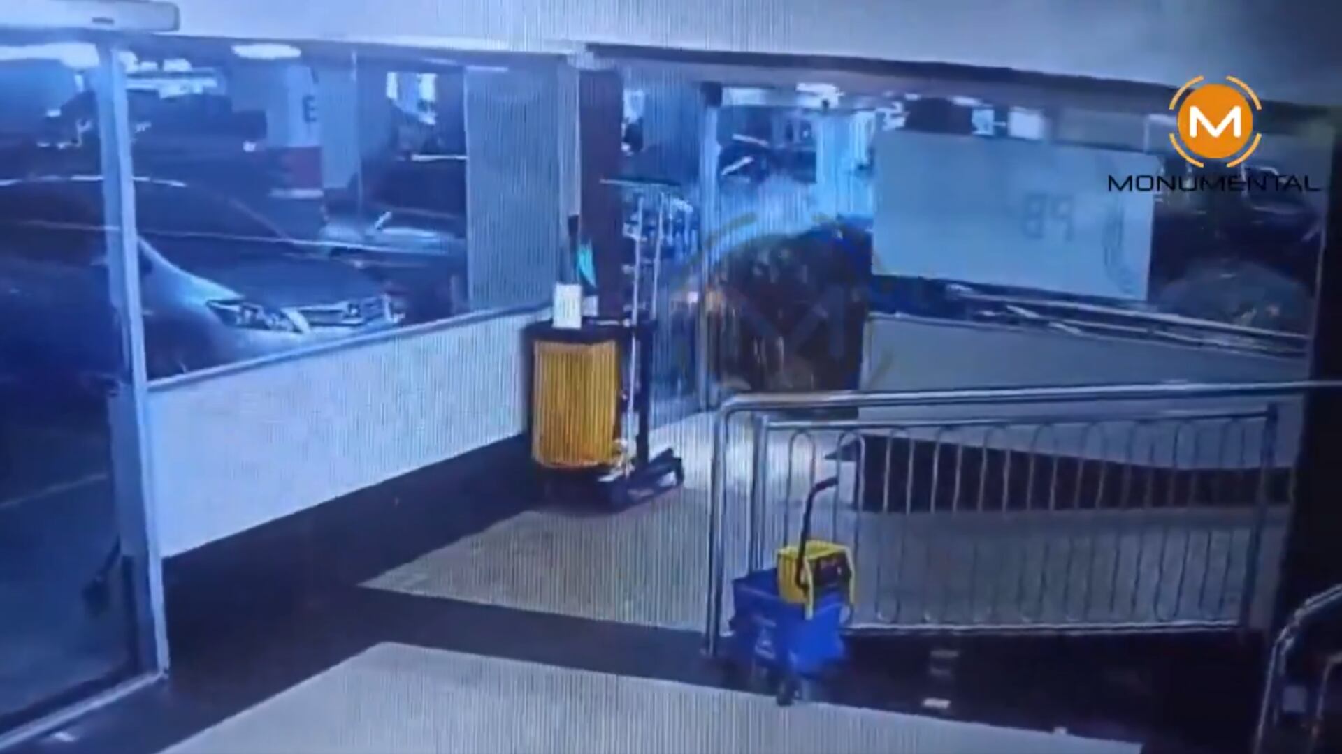 Accidente centro comercial