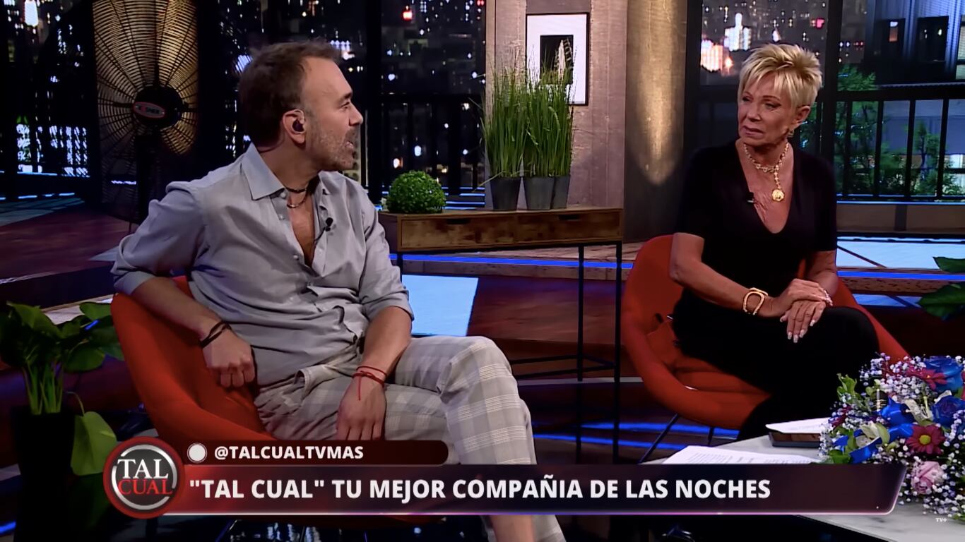 Raquel Argandoña y Jordi Castell en "Tal Cual"| Captura