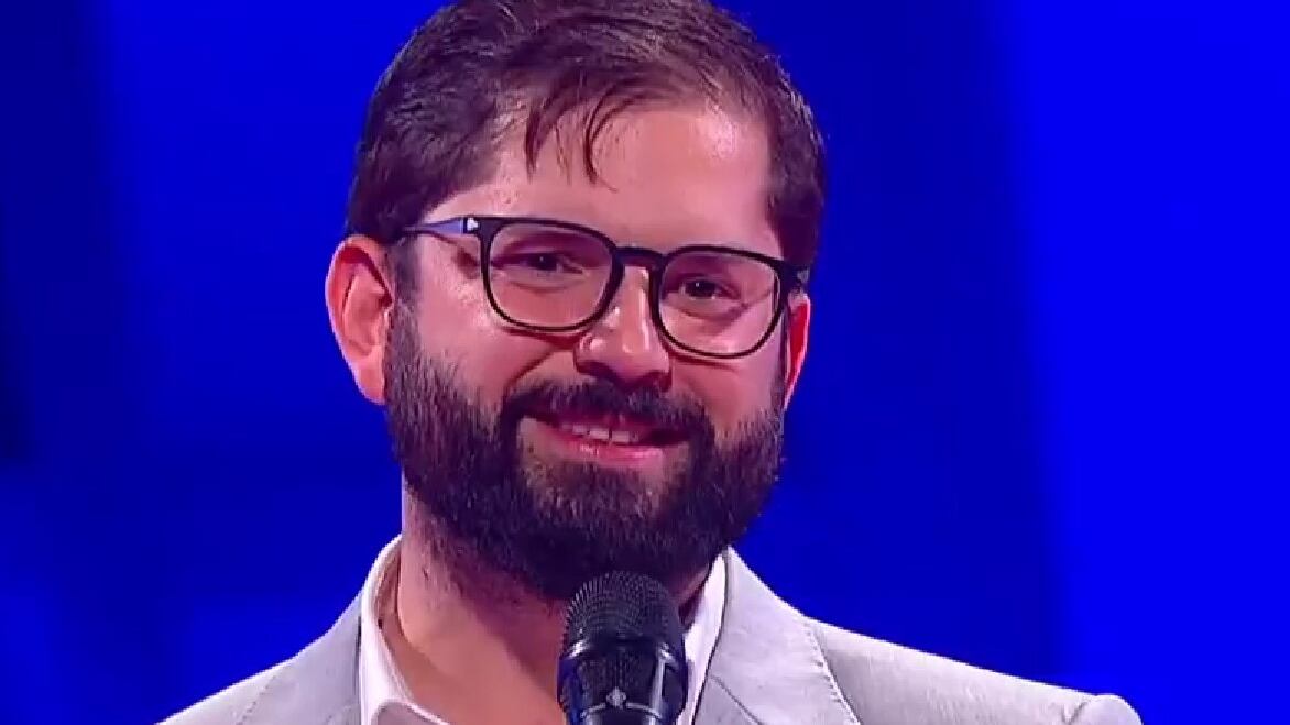 Gabriel Boric en Teletón 2022