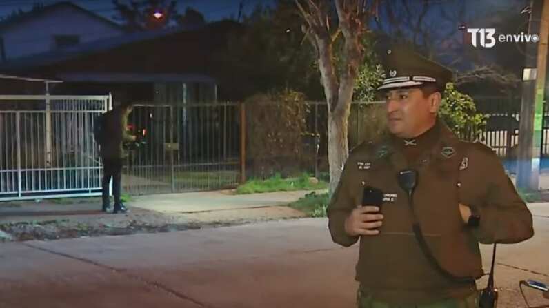 Turbazo en Maipú | Captura: Canal 13