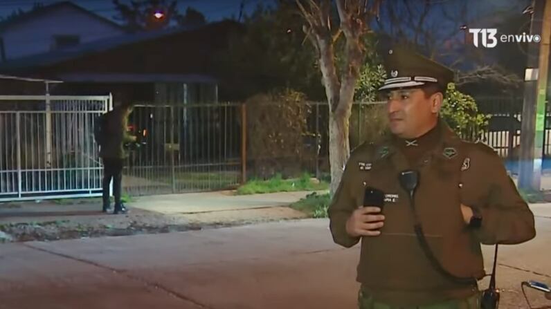 Turbazo en Maipú | Captura: Canal 13