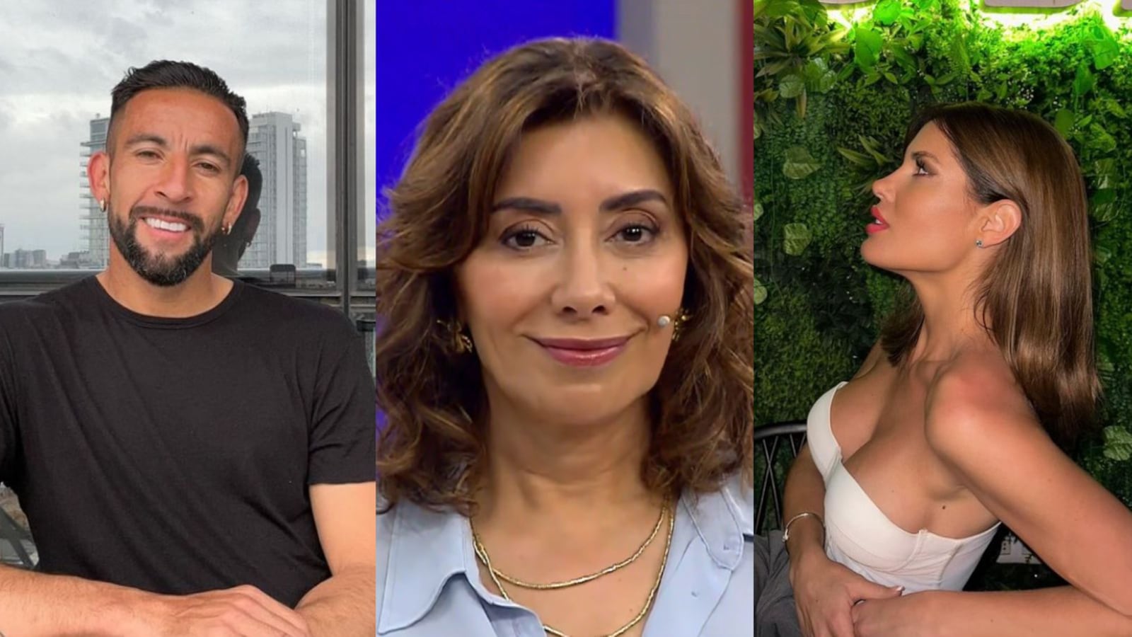 Mauricio Isla, Carmen Gloria Arroyo y Gala Caldirola