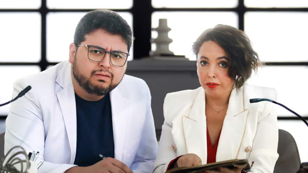 Luis Slimming y Chiqui Aguayo | Gentileza: Canal 13