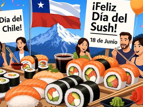 Día del Sushi 2026 en Chile: Guía de ofertas, promociones 2x1 y descuentos en delivery