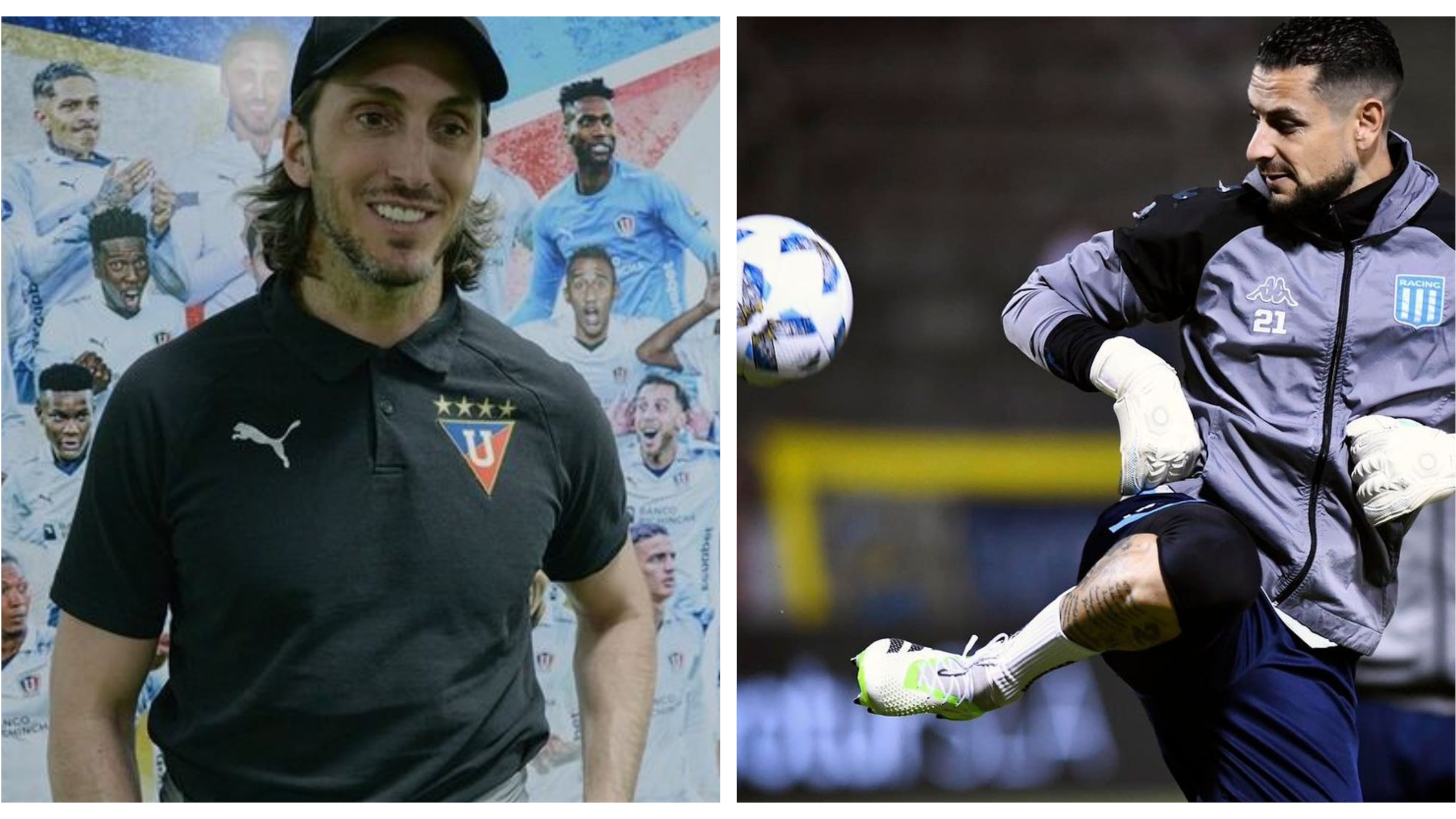 Tanto el técnico argentino como el arquero nacional están en la mira de Colo Colo y la U, respectivamente.