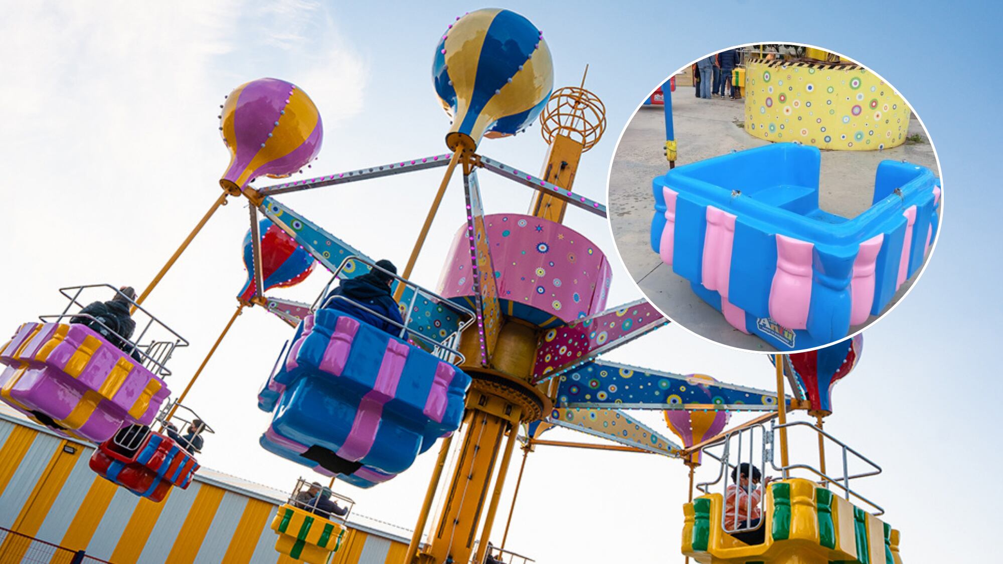 Accidente en parque de diversiones de Talcahuano deja tres heridos de gravedad