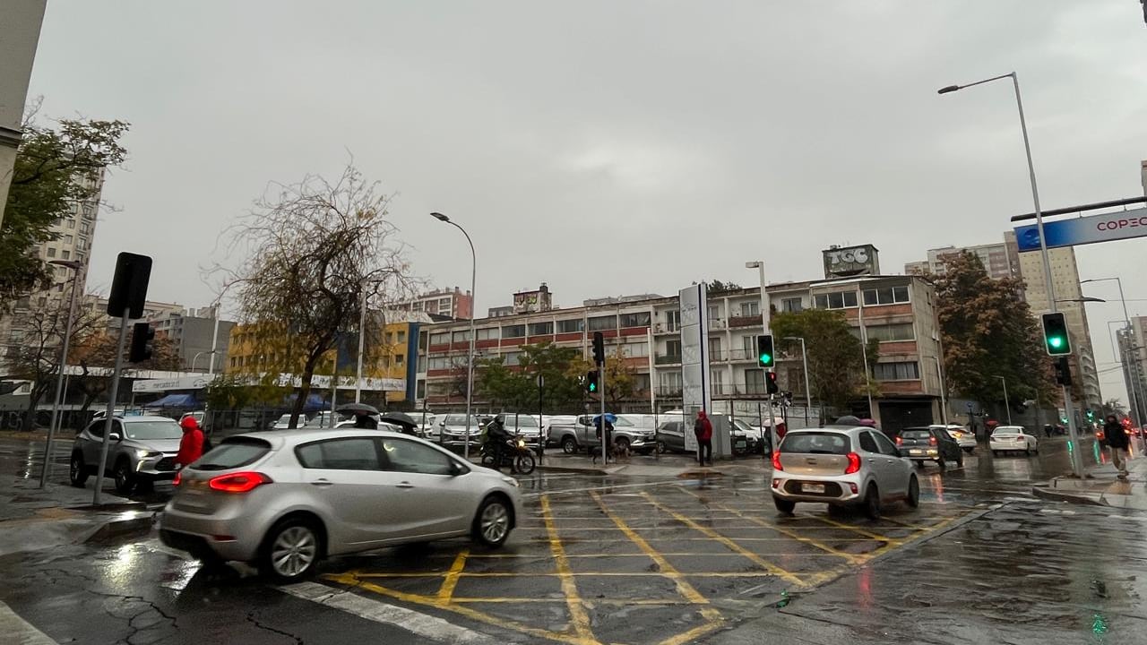 Lluvia en Santiago