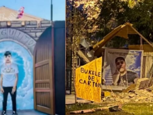 Se adelantan al Gobierno y destruyen “castillo narco” en honor a Diego Marchant