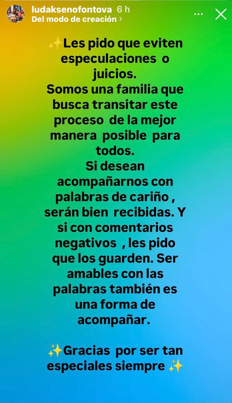 Historias de Instagram @ludaksenofontova