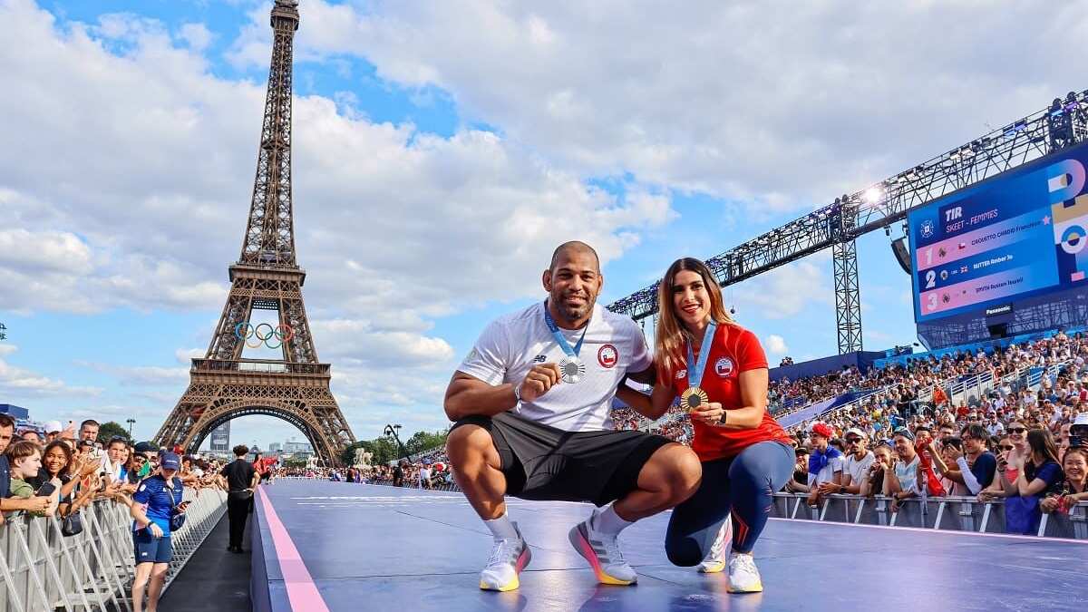 Yasmani Acosta y Francisca Crovetto en París 2024