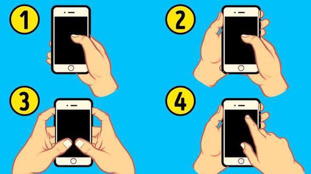 ¿Cómo agarras el celular?