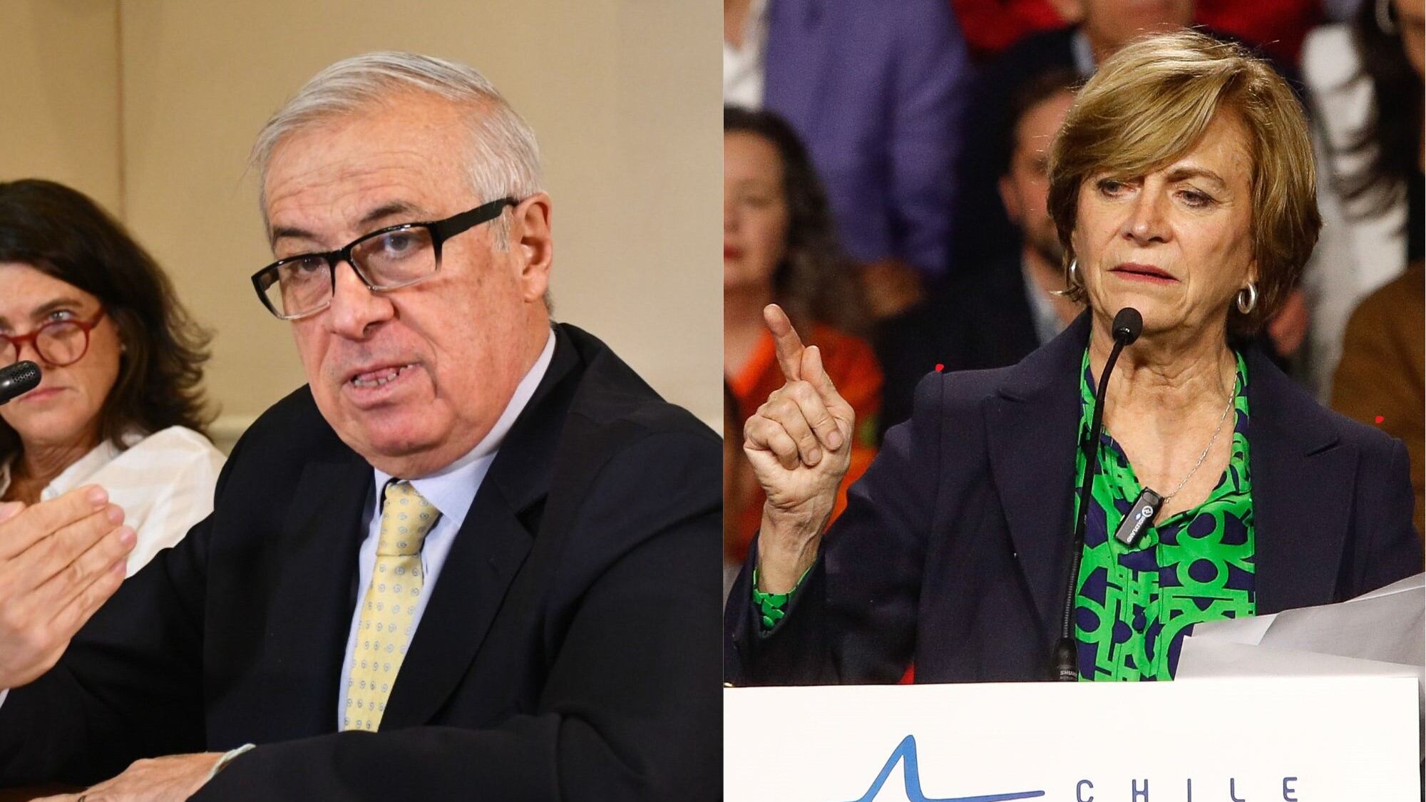 Evelyn Matthei y Jaime Mañalich | Agencia UNO