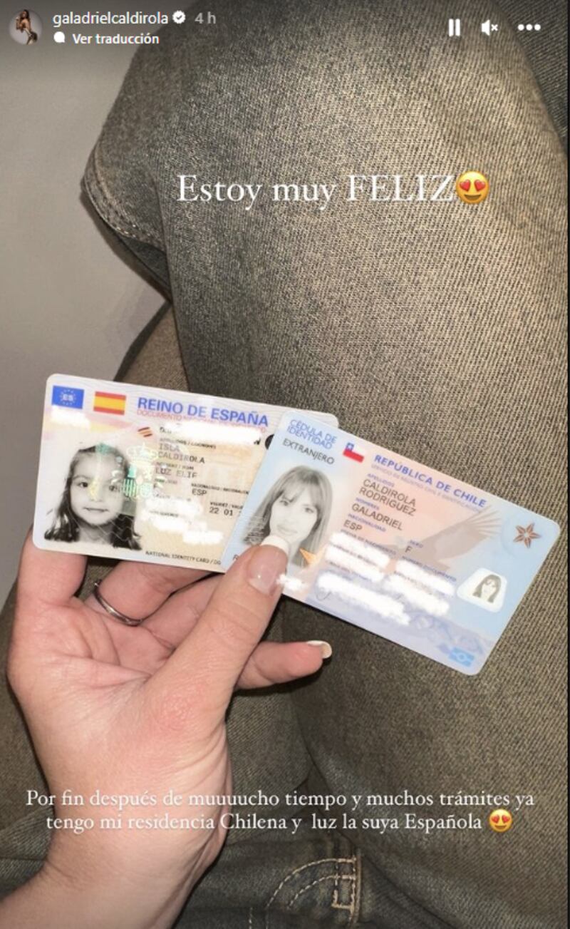 Historia de Gala Caldirola | Instagram