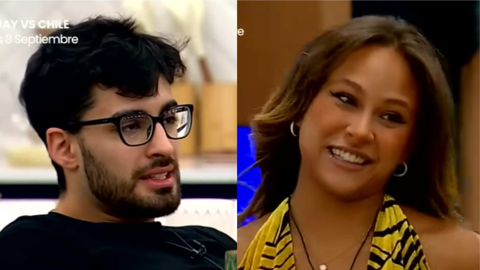 Estefanía y Jorge de "Gran Hermano" | Captura