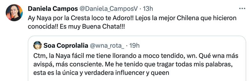 Comentarios sobre Naya Fácil | Fuente: X