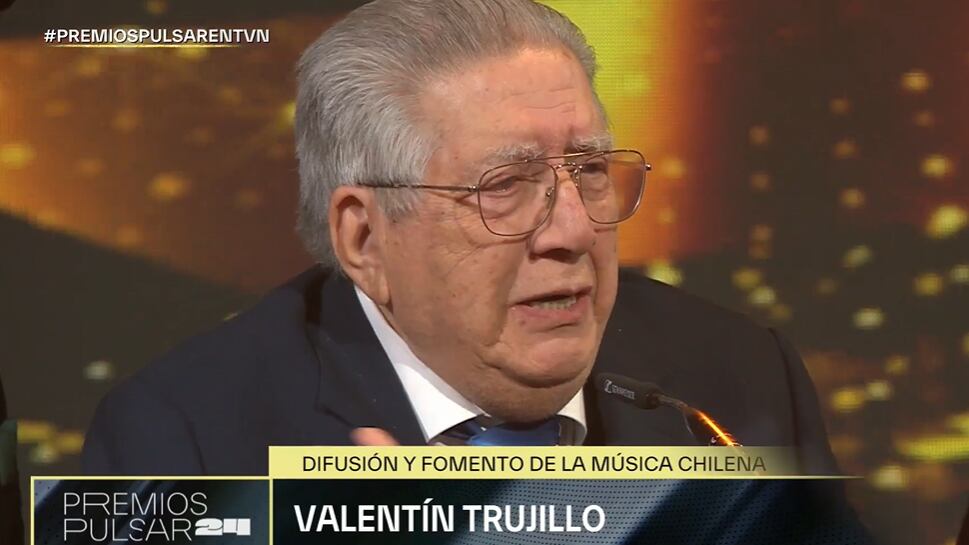 Valentín Trujillo en los Premios Pulsar | TVN