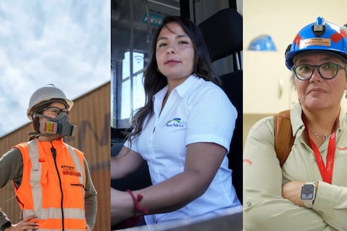 8M: Más mujeres en minería, transporte y construcción