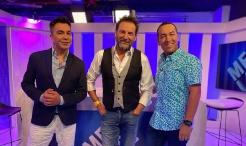 Luis Sandoval, Daniel Fuenzalida y Francisco Halzinki en "Me Late"