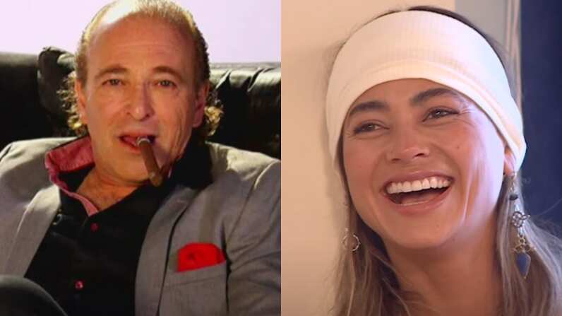 Tatón Púrpura y Camila Recabarren | Captura: Zona Latina y Canal 13