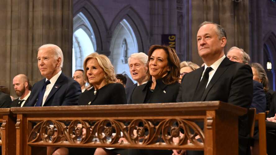 Joe Biden y exmandatarios de Estados Unidos despidieron a Jimmy Carter en Catedral Nacional de Washington.
