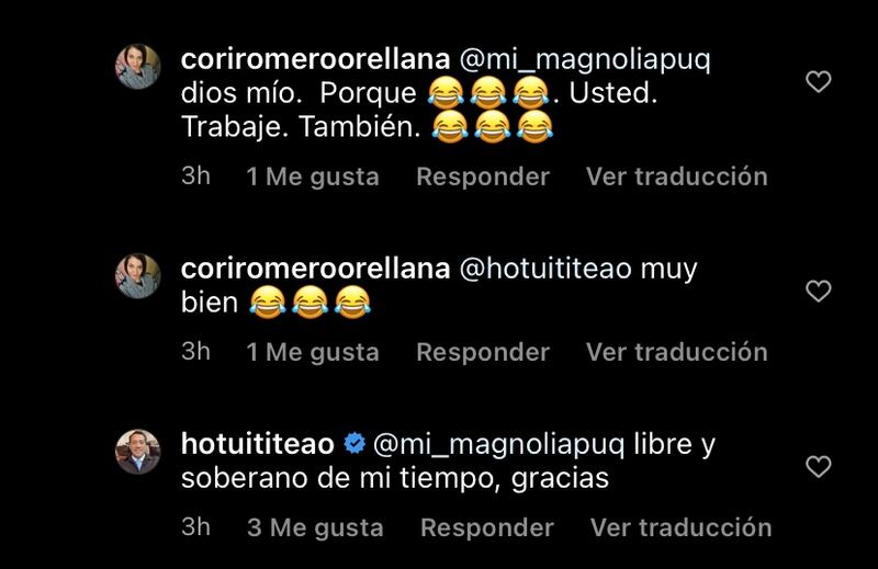 Comentario de Hotuiti Teao en publicación de Pamela Díaz | Fuente: Instagram