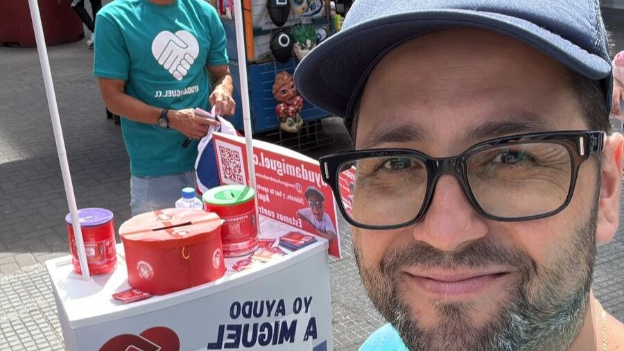 Padre recorre Chile por Miguel, su hijo con distrofia muscular de Duchenne