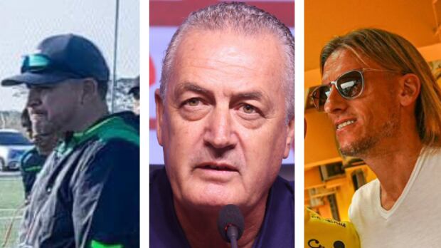 Villegas, Alfaro y Beccacece / Fotos: redes sociales selecciones