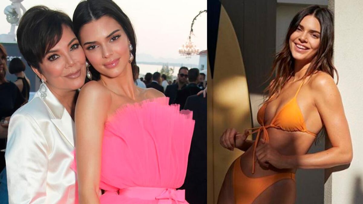 Kendall Jenner heredó el cuerpo atlético de su madre