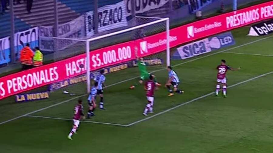 Gabriel Arias en una de sus notables intervenciones