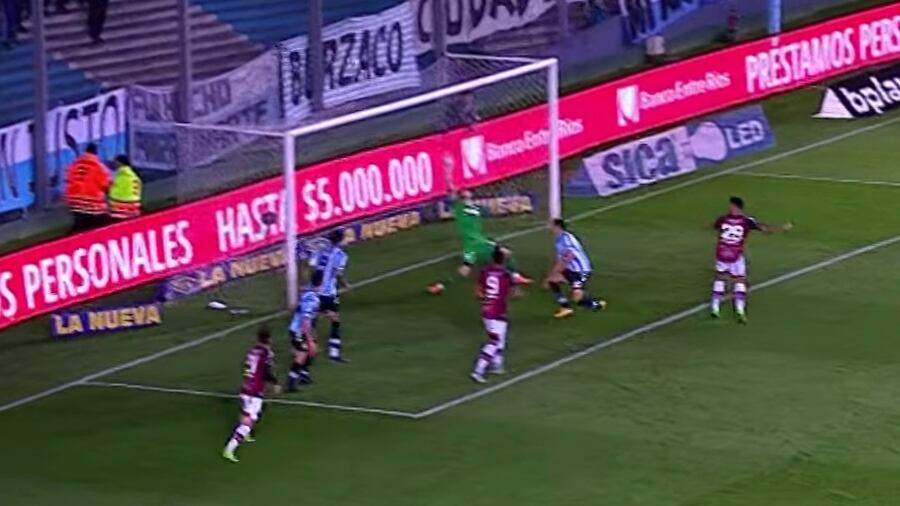 Gabriel Arias en una de sus notables intervenciones