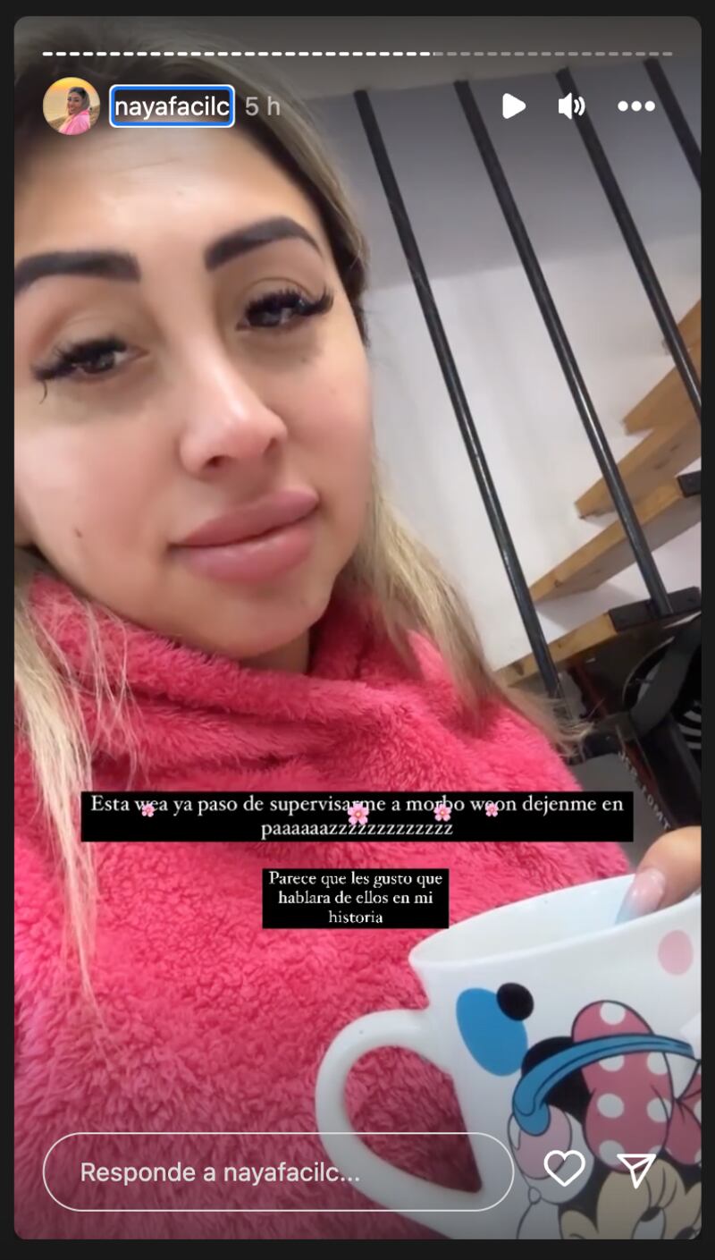 Historias de Naya Fácil | Fuente: Instagram