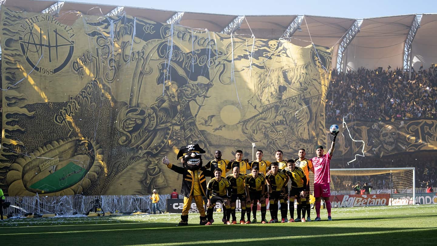 Coquimbo Unido se coronó como campeón del fútbol chileno este domingo