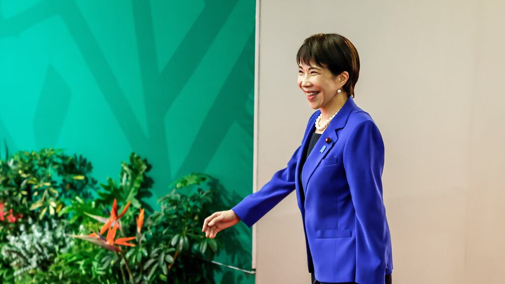 La primera ministra de Japón, Sanae Takaichi.