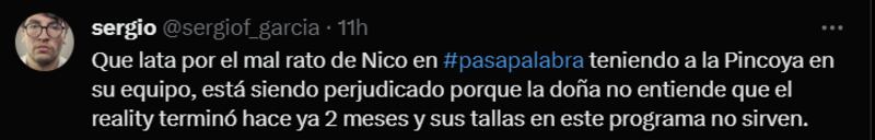 Reacción a la participación de Pincoya en Pasapalabra | X