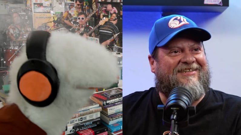 31 Minutos y Rodrigo Salinas | Captura: Tiny Desk NPR y Me Suena Podcast