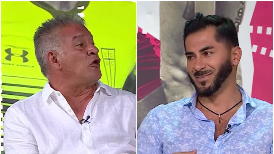 Claudio Borghi y Johnny Herrera