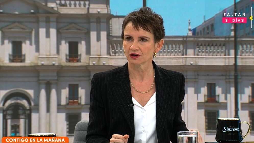 La ministra del Interior fue entrevistada este jueves en el programa "Contigo en la mañana".