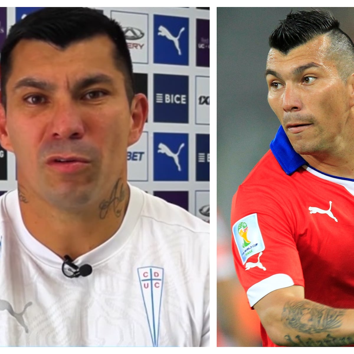 Futbolista de la UC cede su camiseta a Gary Medel Futbolista de la UC cede su camiseta a Gary Medel