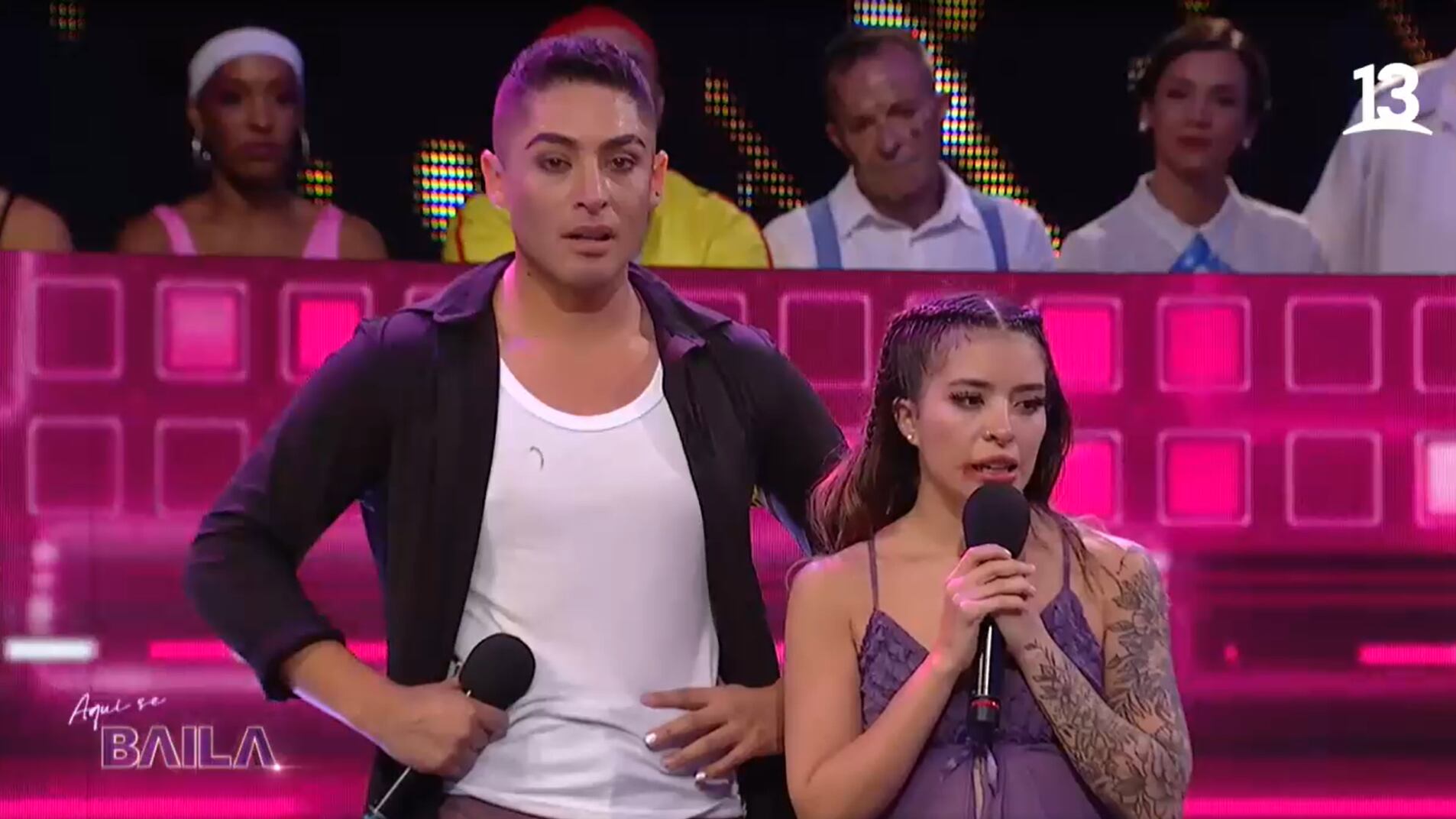 Juanfra Matamala y Geraldine Muñoz | Canal 13
