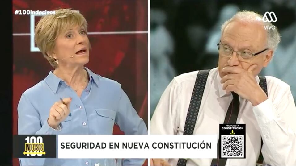 Evelyn Matthei y Tomás Mosciatti | Captura: Twitter