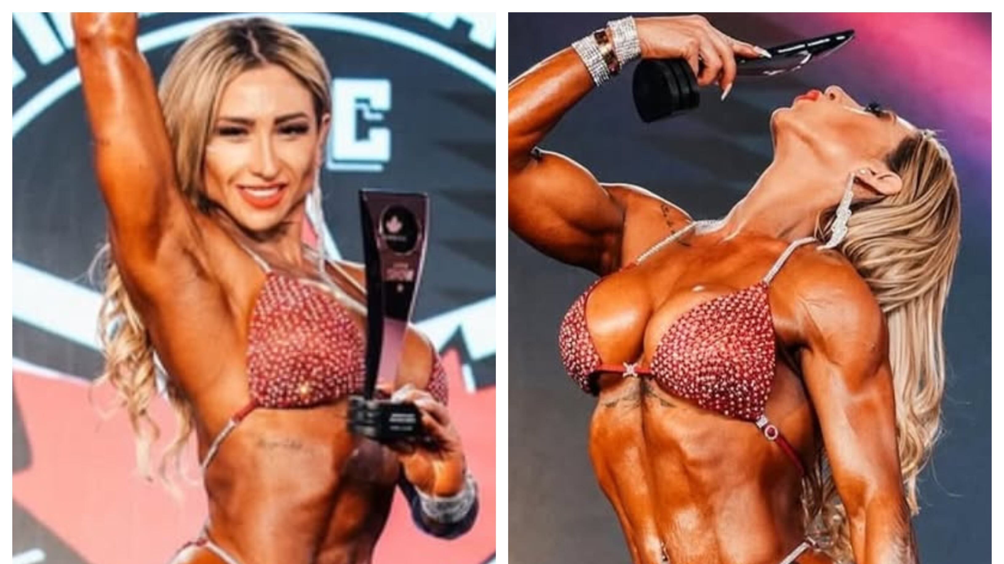 La deportista chilena se consagró campeona de una competencia fitness el pasado fin de semana.