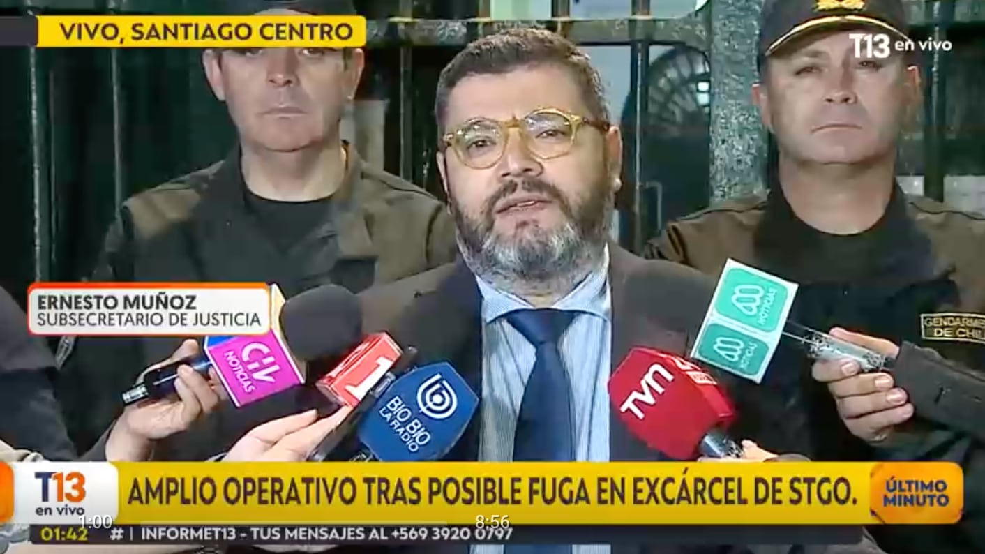 El ministro de Justicia explicó lo ocurrido en la exPenitenciaría de Santiago